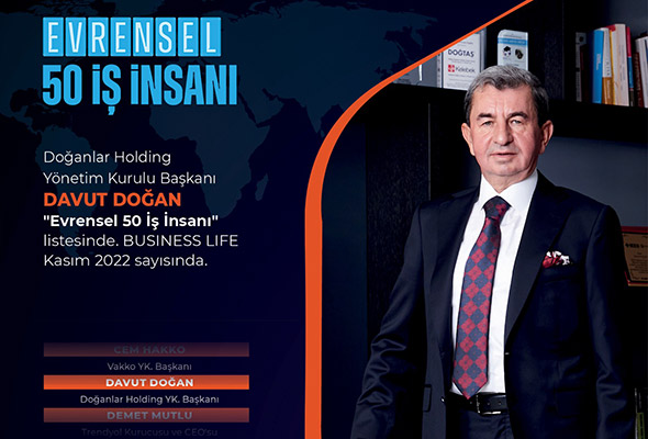 “Evrensel 50 İş İnsanı” listesinde Davut Doğan da yer aldı